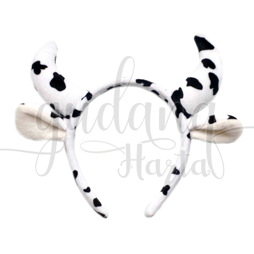 Bando Tanduk Sapi Bandana lucu Cow Horn Headband GH 201983