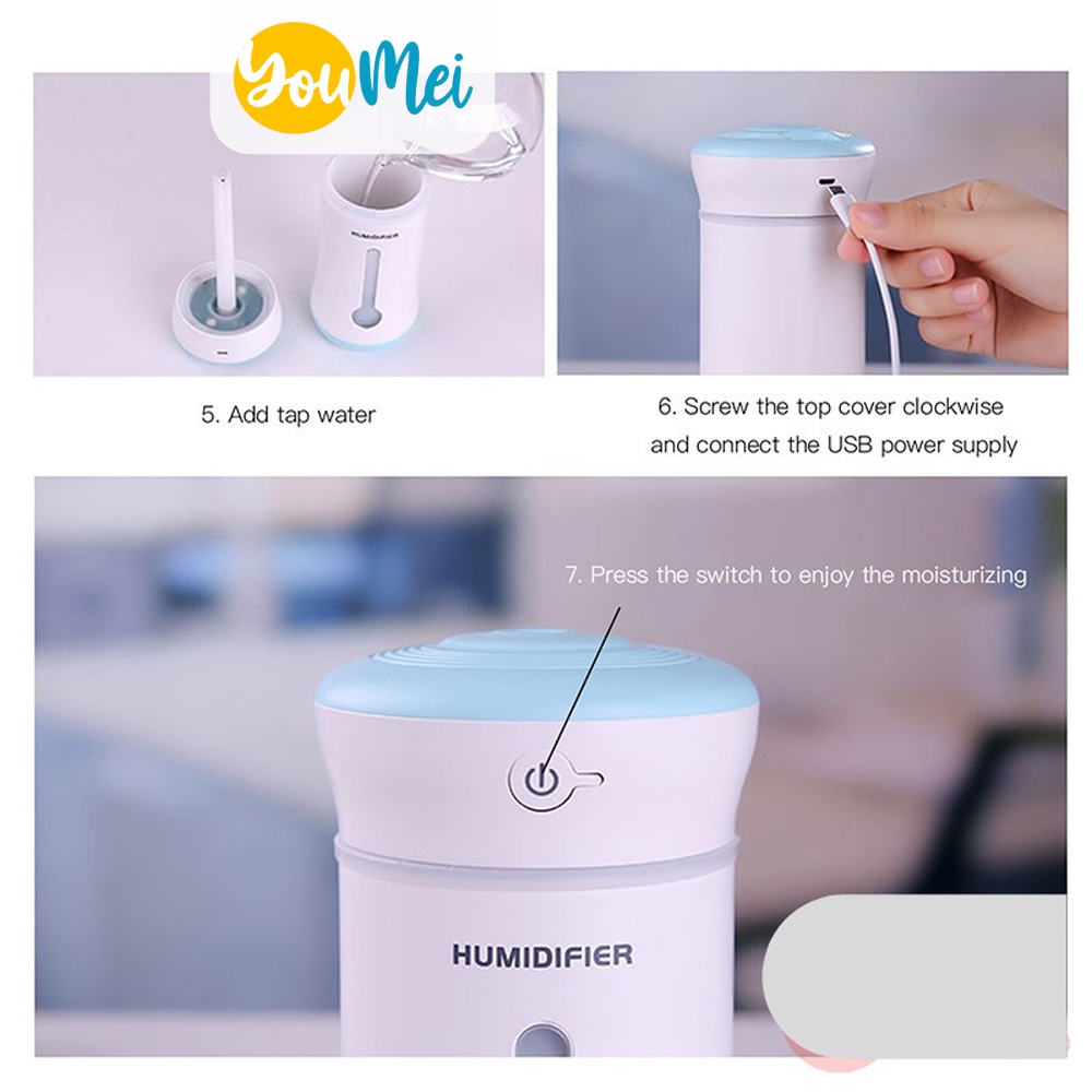 Humidifier untuk Ruangan dan Mobil / vakum mobil / pewangi ruangan / aroma terapi / pengharum-HD21X