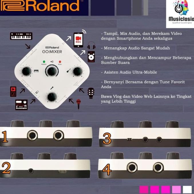 Roland Go Mixer / GoMixer Audio Mixer for smartphone