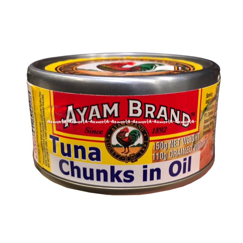 Ayam Brand Tuna Chunks In Oil 150gr Sarden Kaleng  AyamBrand