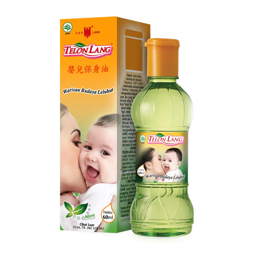 Minyak Telon Cap Lang 60 ml - TelonLang Natural 60ml