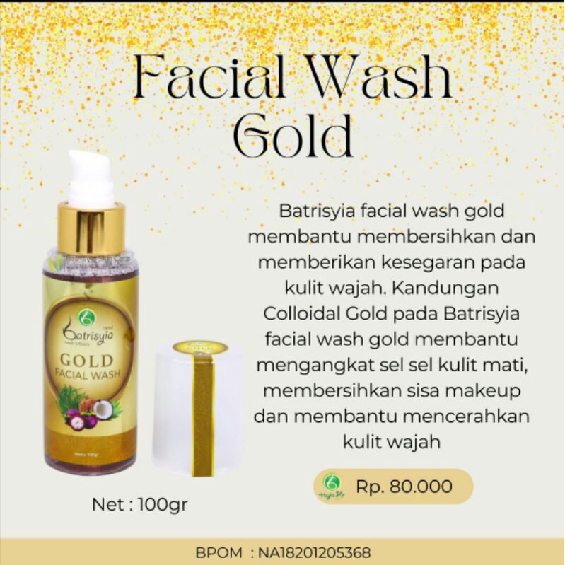 Facial wash batrisyia herbal 100ml 250ml sabun cuci muka untuk pembersih wajah berminyak berjerawat dan normal