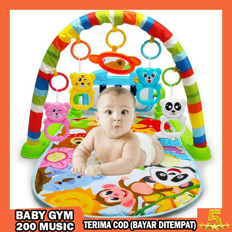 Bayar Di Tempat Terlaris Play Gym Play Mat Mainan  Bayi  