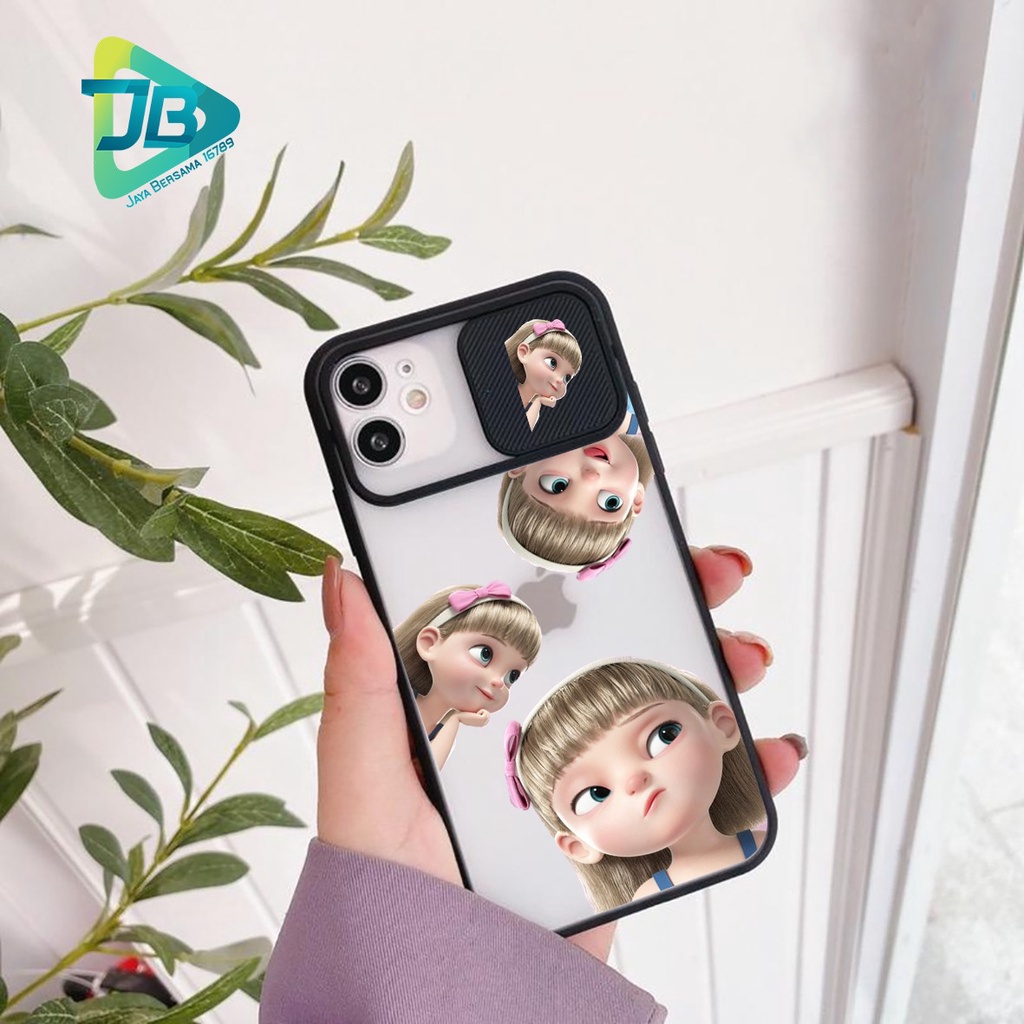 SOFTCASE SLIDE KAMERA CARTOON RIGGED OPPO VIVO SAMSUNG XIAOMI REALME IPHONE ALL TYPE JB4954
