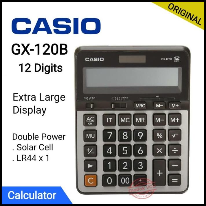 

Casio Kalkulator / Calculator Gx-120B 12 Digits