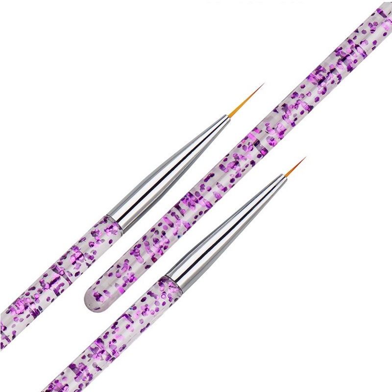 # Kaos T-Shirt Wanita Lengan Pendek Motif Print #3pcs Brush Profesional Untuk Kutek UV Gel