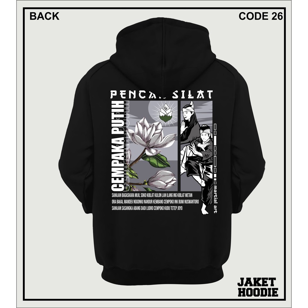 BISA COD | HOODIE CEMPAKA PUTIH | HOODIE BUNGA PUTIH | HOODIE PSCP KEREN | HOODIE WARGA CEMPAKA PUTI