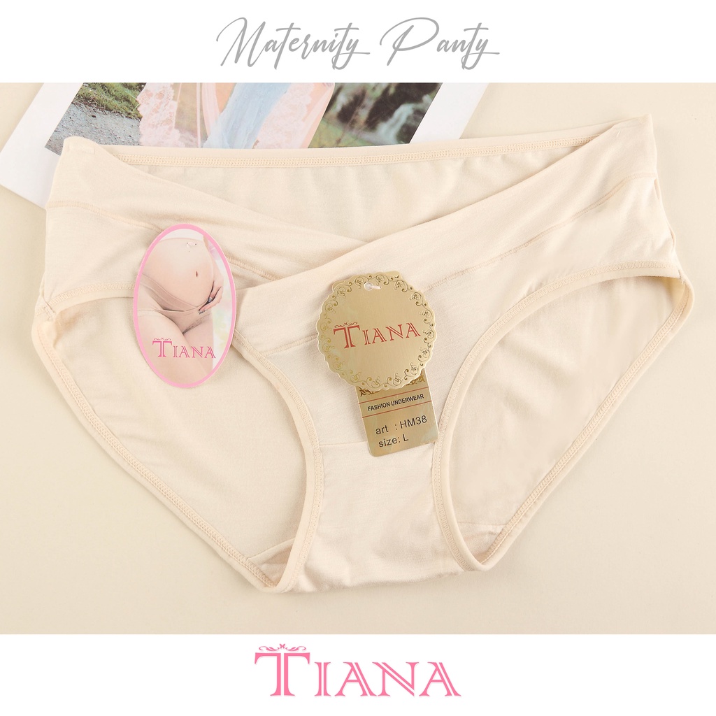 TIANA | Celana Dalam Hamil Hipster dibawah Perut Muat Kehamilan 0 - 9 Bulan / Maternity Panties / art TN HM38