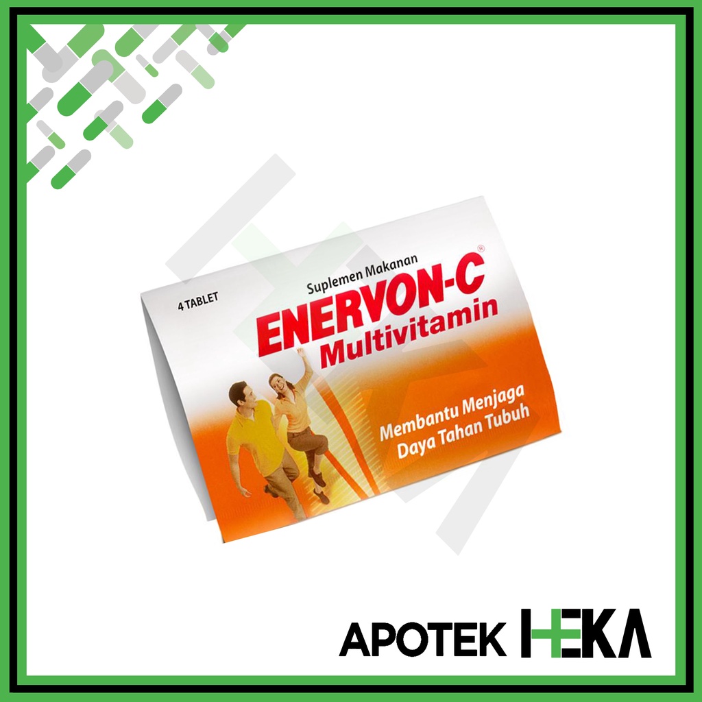 Enervon-C Multivitamin Strip Isi 4 Tablet Suplemen Daya Tahan Imun (SEMARANG)