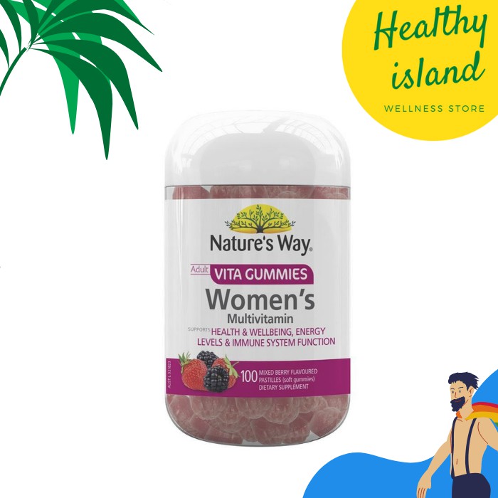 Multivitamin Wanita Dewasa Nature's Way Adult Vita Gummies Women
