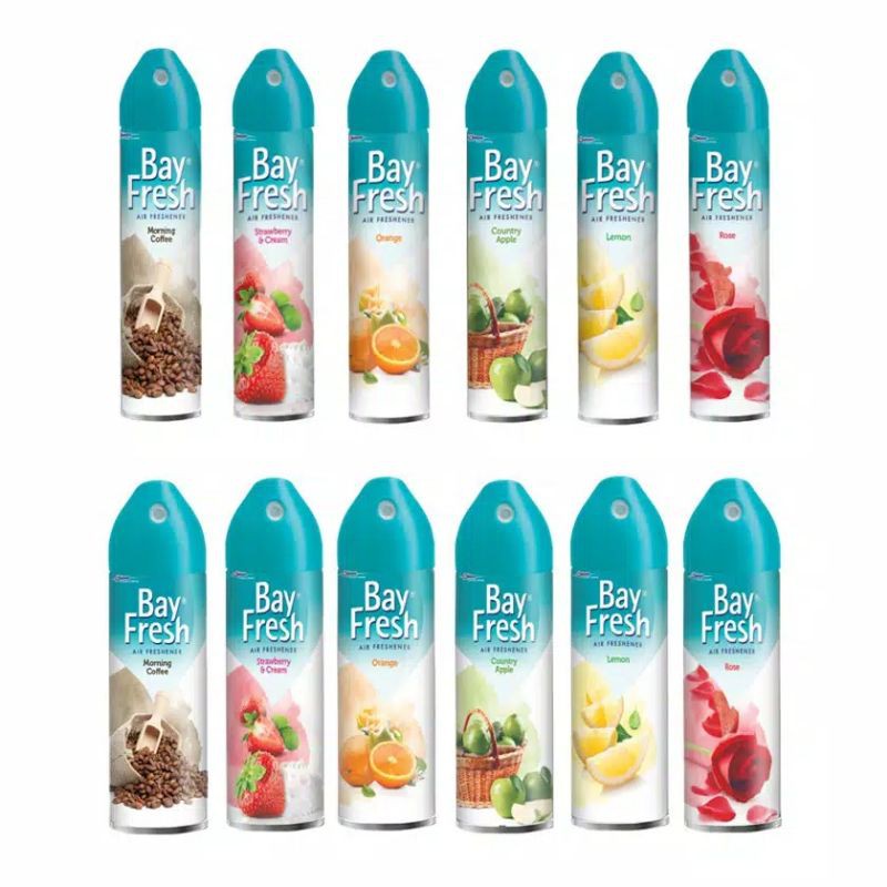 BAYFRESH AEROSOL 225 ML BY FRESH PENGHARUM RUANGAN SEMPROT / PEWANGI RUANGAN ALL VARIAN