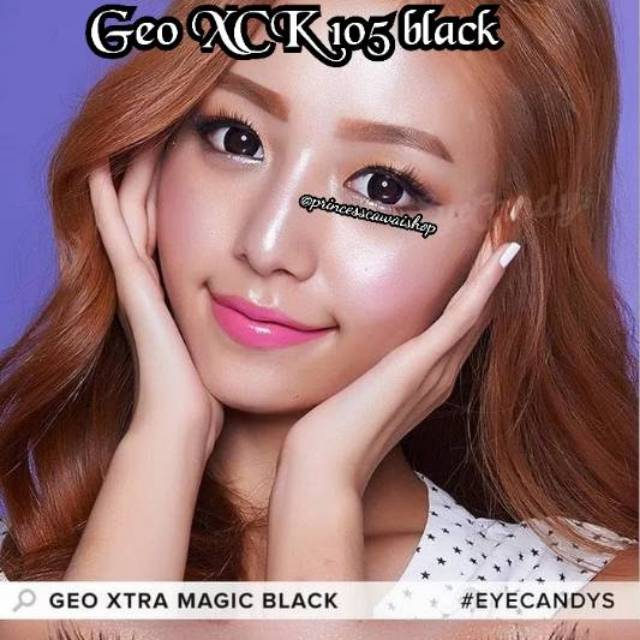 

Softlens Geo super black XCK 105