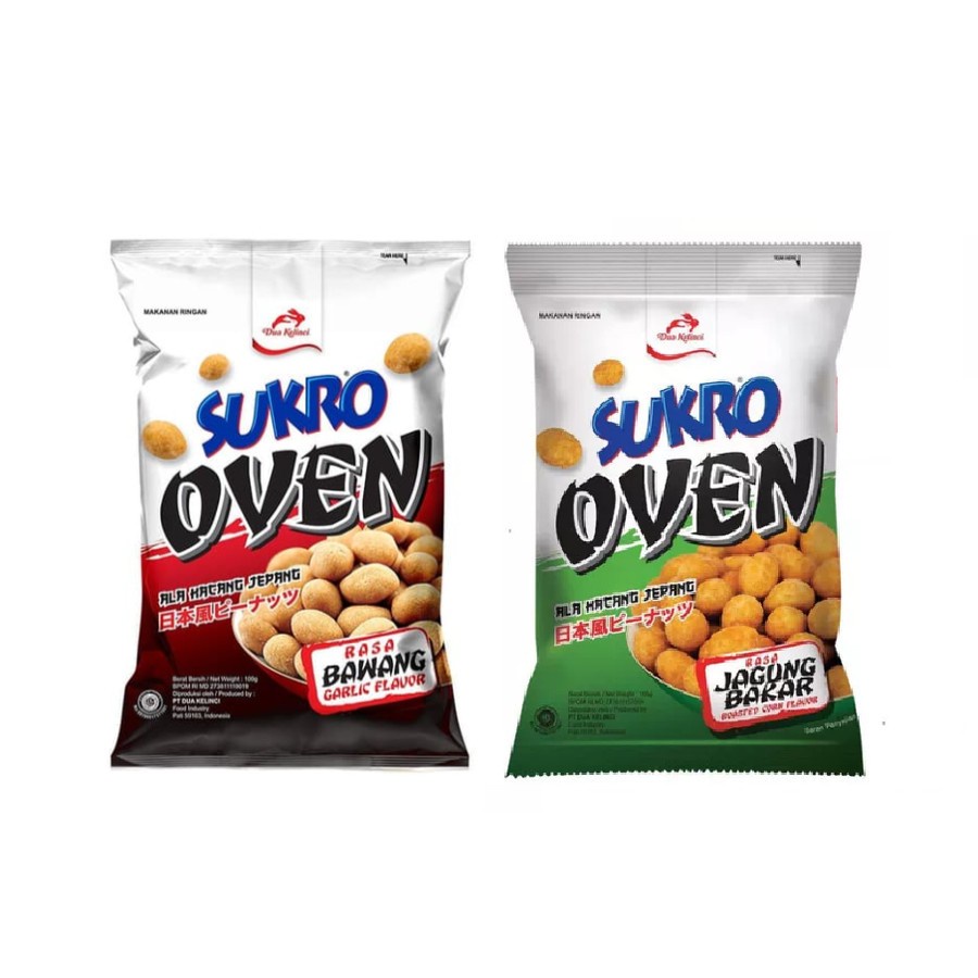 

Kacang Sukro Oven Dua Kelinci - Rasa Bawang dan Jagung Bakar