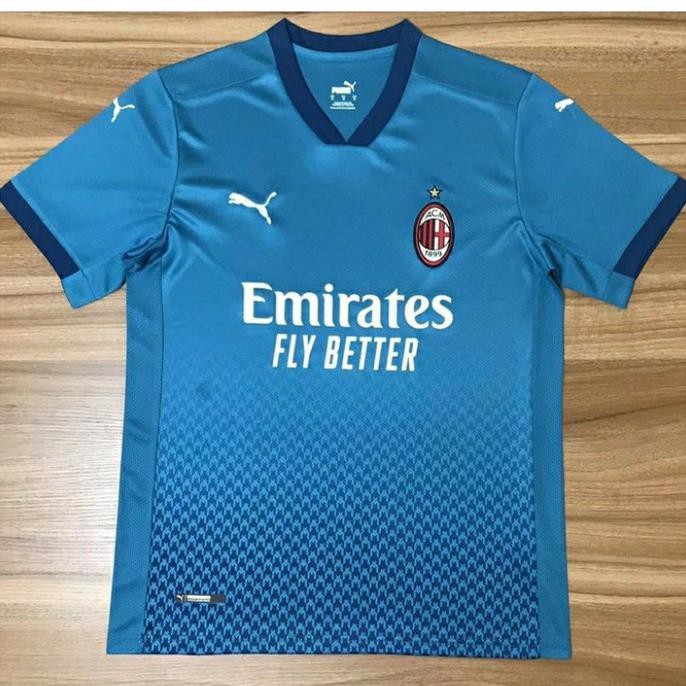 Promo Jersey Bola Milan 3Rd 2020/2021 Grade Ori Import - S Berkualitas