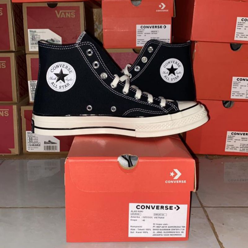 Converse 70s High Black White ORIGINAL PT.MAP