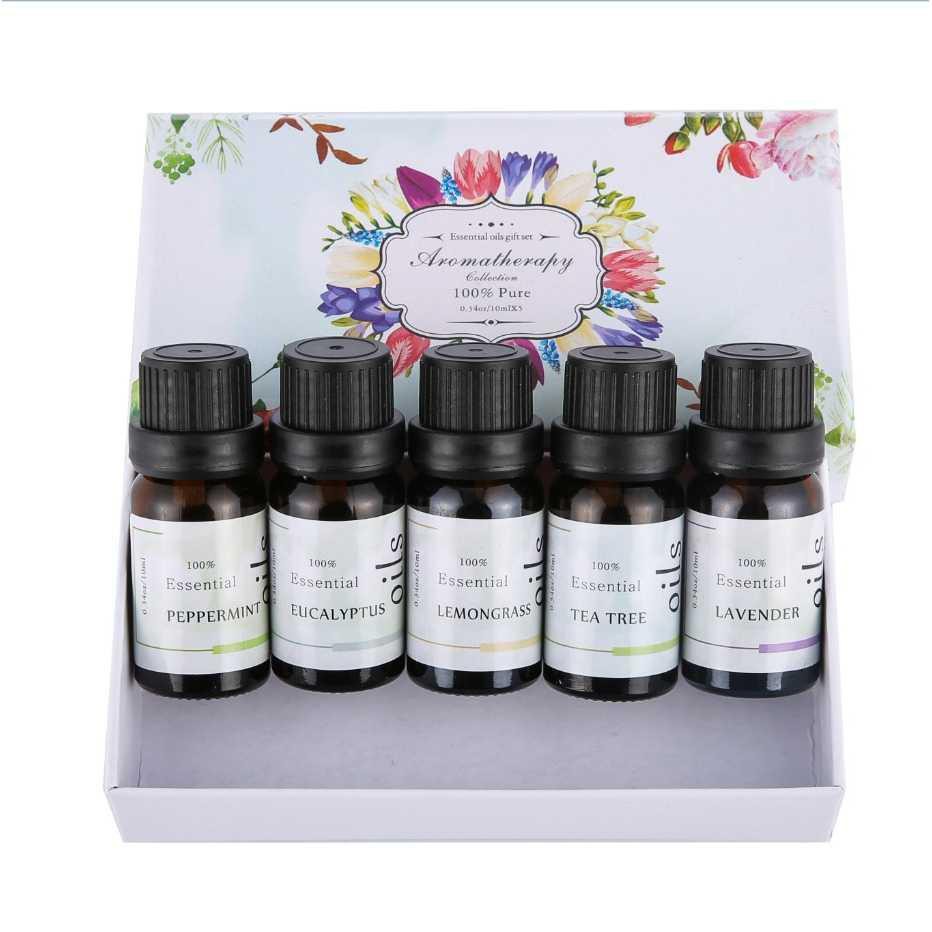 Firstsun Set Pure Essential Fragrance Oils Aromatherapy - RH-05 [Hitam]