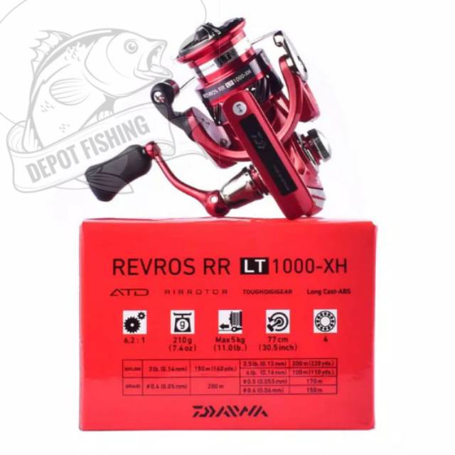 REEL SPINNING DAIWA REVROS RR LT TAHUN 2019 Pilih Ukuran