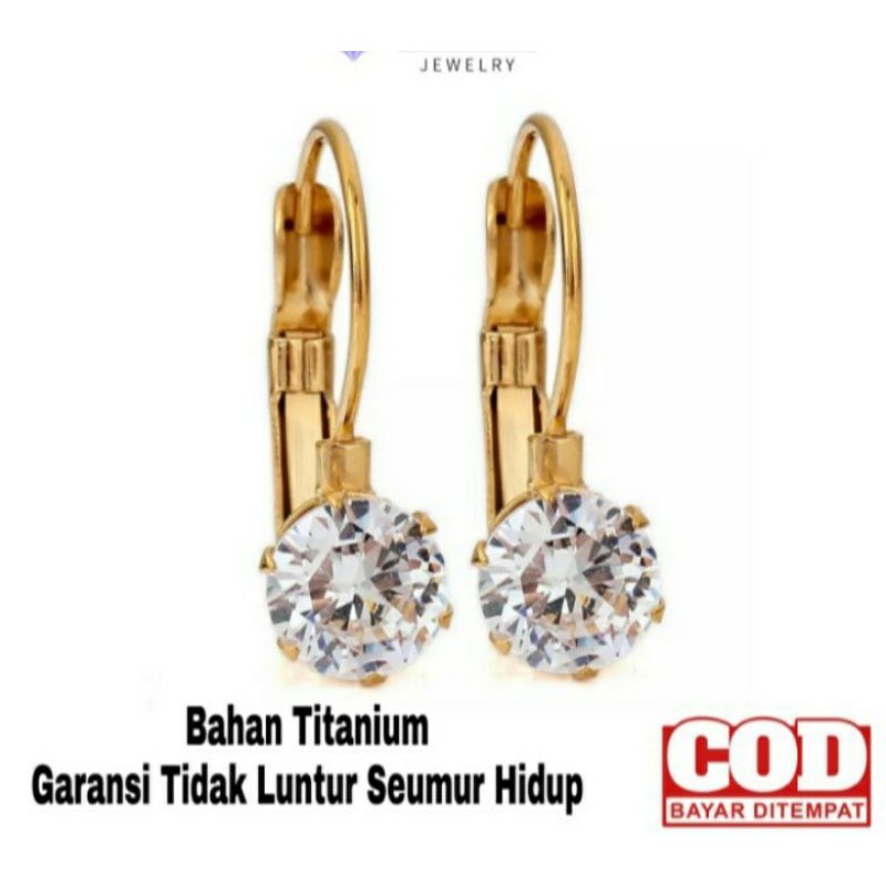 anting titanium wanita model desi