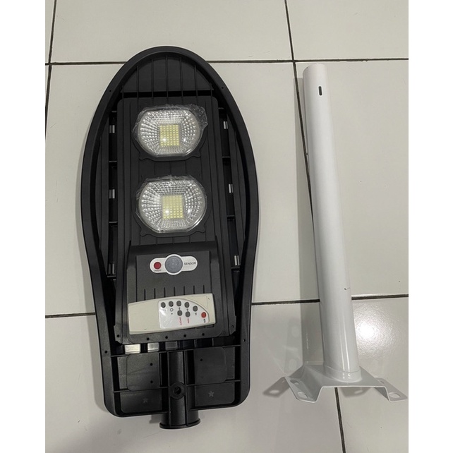 PJU Lampu Jalan Solar All In One 100W 100 Watt + Tiang Set