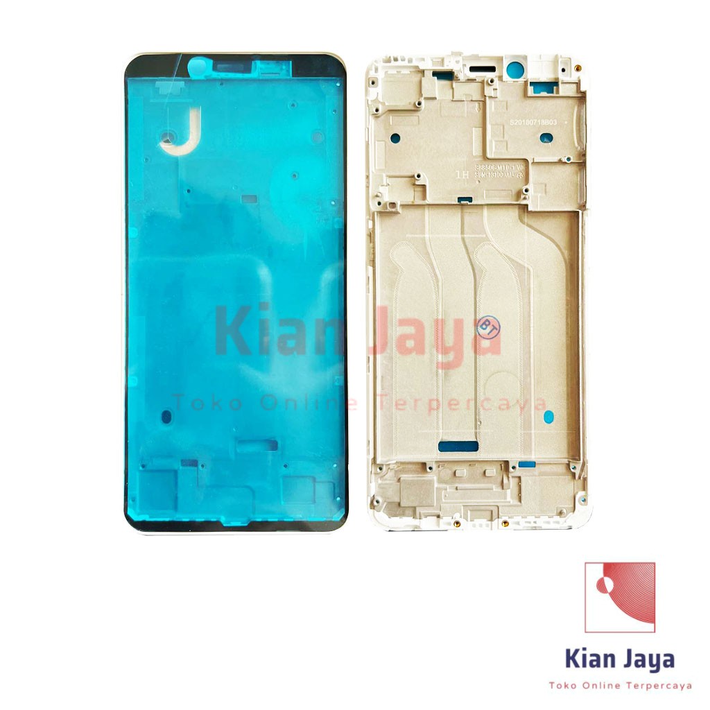 Middle Frame LCD Handphone Xiaomi Redmi 6 / 6A (2 Slot SIM) Tulang Casing Tatakan Bezel Bazel Hp