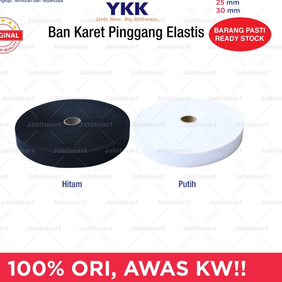 Ban Karet Pinggang Elastis Merk YKK / Roll