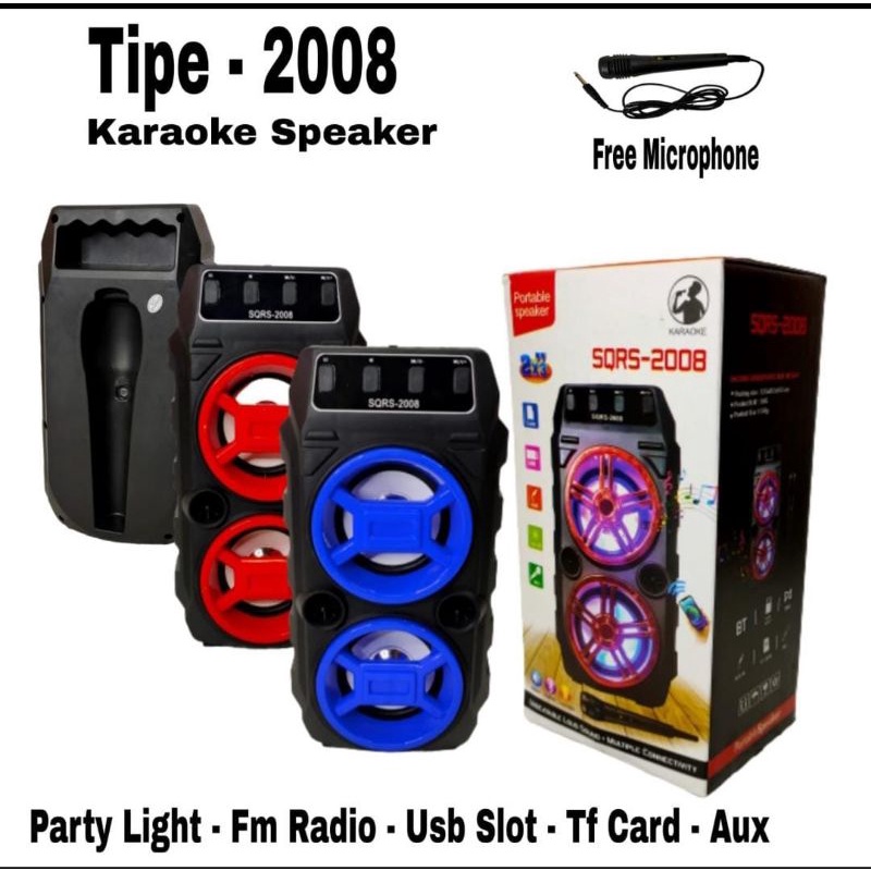 SPEAKER BLUETOOTH PORTABLE SQRS-2008