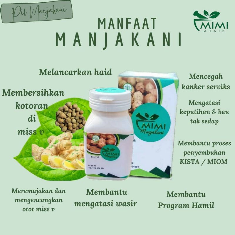 [ COD ] MANJAKANI | MIMI MANJAKANI | PIL MANJAKANI|MIMI AJAIB|PERAWATAN KEWANITAAN