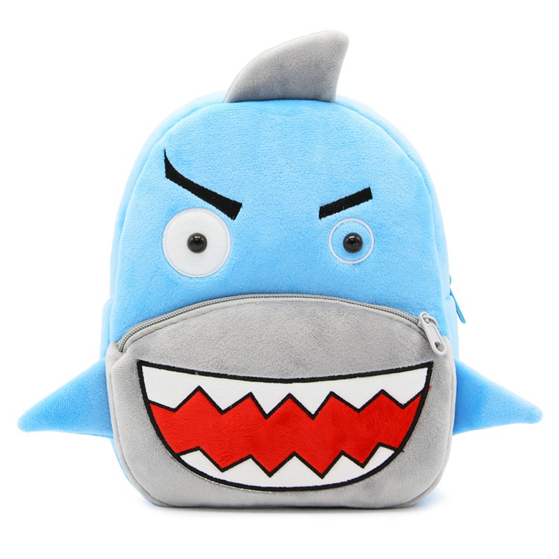 Hewan Shark 3d Stitch Kartun Ransel Tk Bayi Laki Laki Perempuan