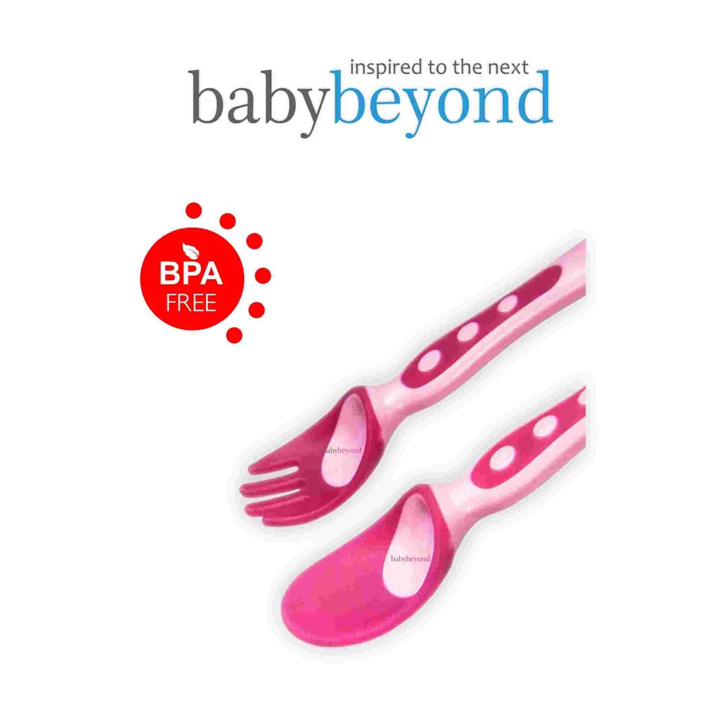 BABY BEYOND SOFT TIP HEAT SENSITIVE CUTLERY / BB1059