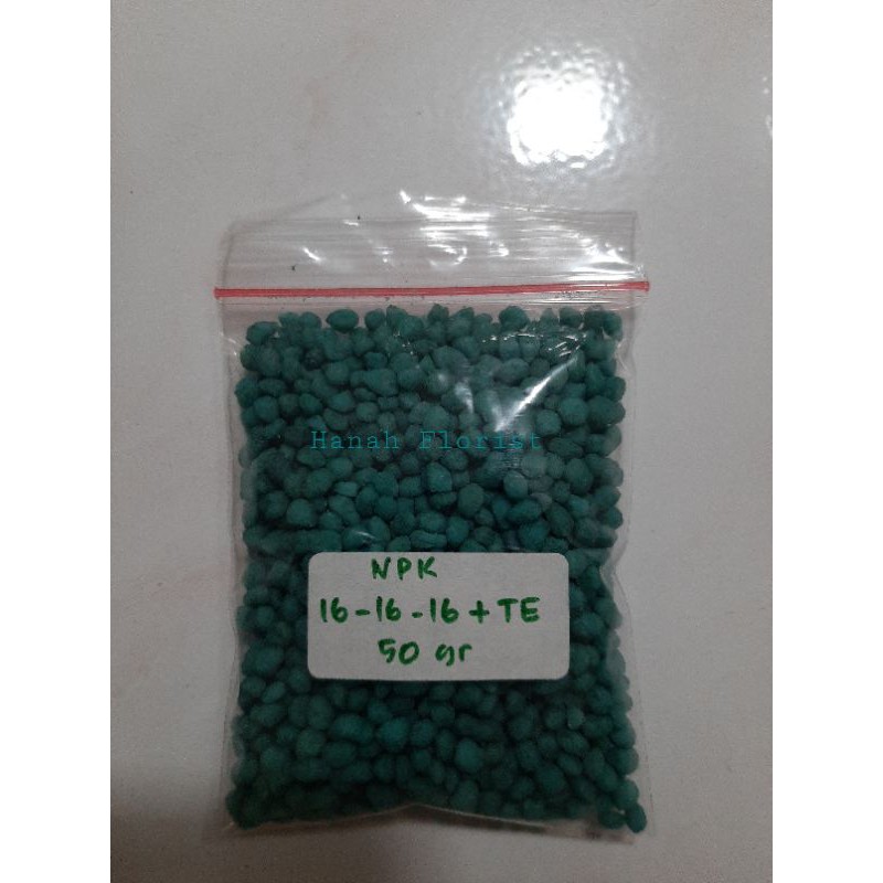 PROMO  Pupuk krokot NPK 16-16-16 + TE 50 gr