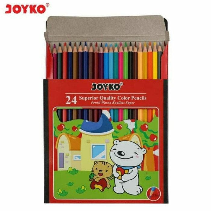 

Pensil Warna Joyko CP-24PB / Colour Pencils Joyko 24 Warna