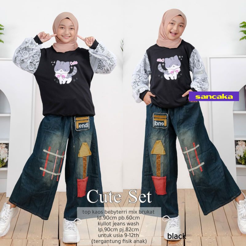 cute set kids ori sancaka