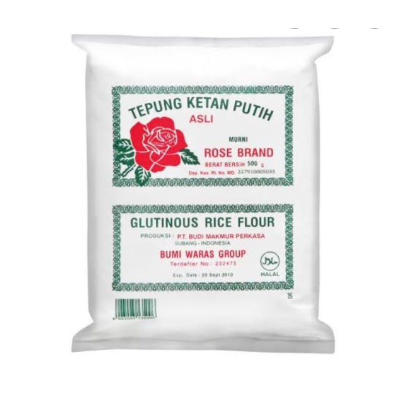 

Tepung Ketan Putih Rose Brand 500gr