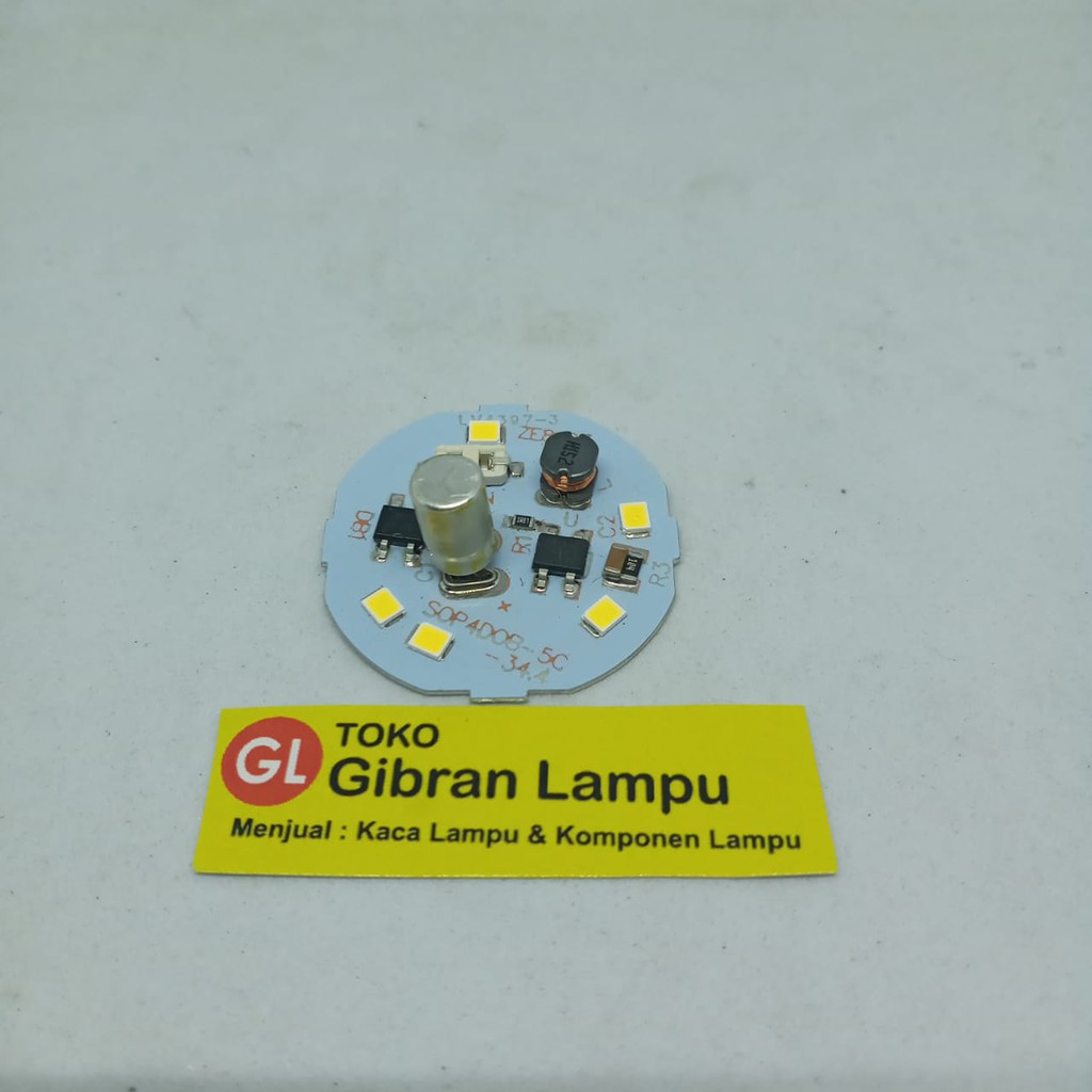 PCB Mata Lampu LED 5w Tanpa Driver - Mata LED AC Langsung 220V (BM)