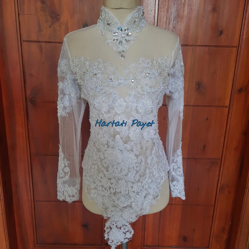 Kebaya Akad Atasan Full Payet / Kebaya Pengantin / Kebaya Akad / Gaun Pengantin Akad