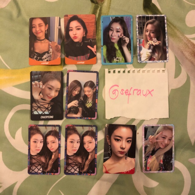 ITZY PHOTOCARD OFFICIAL WANNABE IT’Z ME ICY LIA CHAERYEONG YEJI RYUJIN YUNA