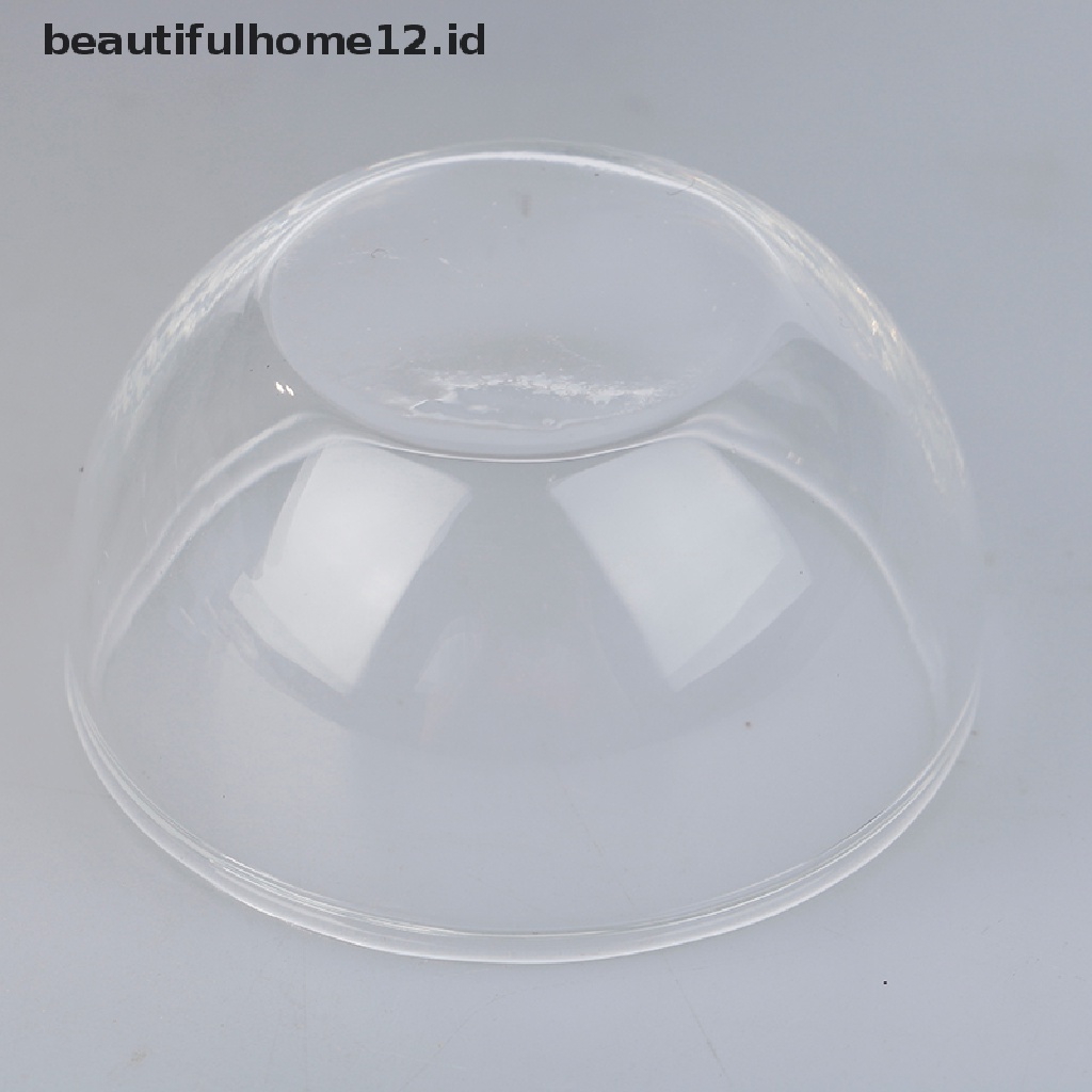 【beautifulhome12.id】 1/12 Dollhouse Miniature Accessories glass Soup Plate Simulation Dish Toy .