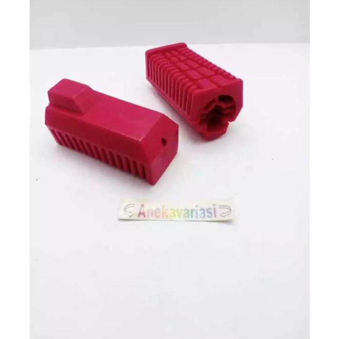 Karet step depan motor bebek Universal merah