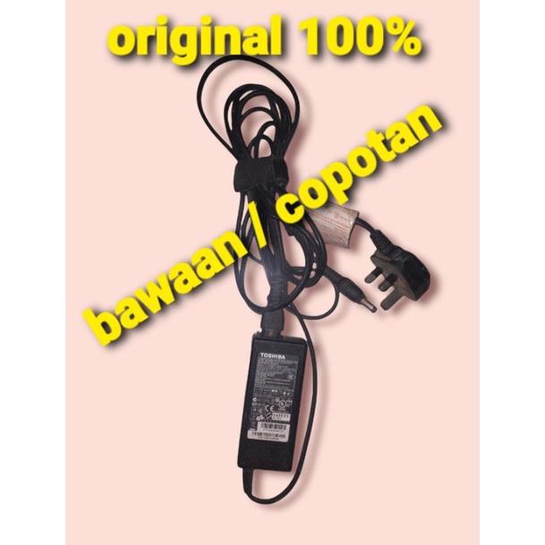 cas charger laptop Toshiba model PA3714U-1ACA original