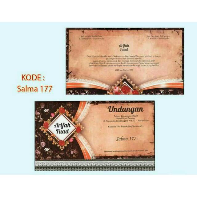 Blangko undangan Salma 177