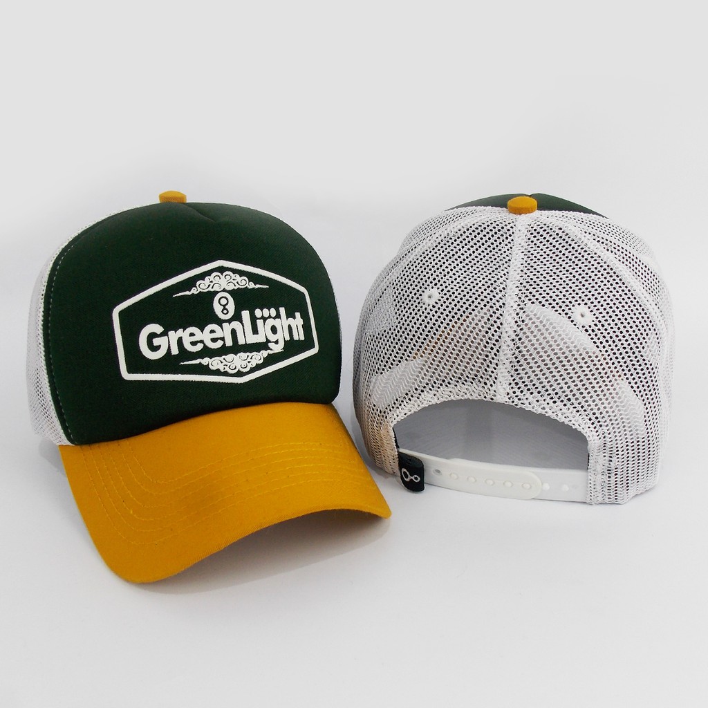 TOPI GREENLIGHT ORI 2 - TOPI DISTRO GREENLIGHT - TRUCKER GREENLIGHT - SNAPBACK GREENLIGHT - GRLT