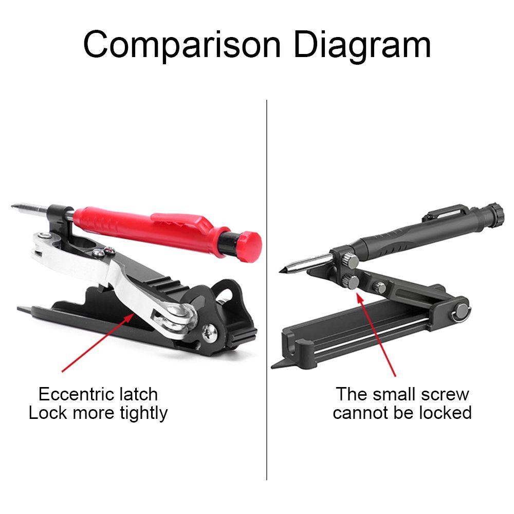 Solighter Multifungsi Scribing Tool DIY Alat Ukur Dengan Pensil Lubang Dalam Woodworking Scribe Gauge Garis Besar Lingkaran Profil Penggaris Coret