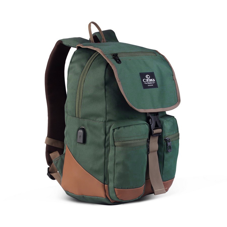 Tas Backpack Authentic 174 Ransel Daypack  + Raincover