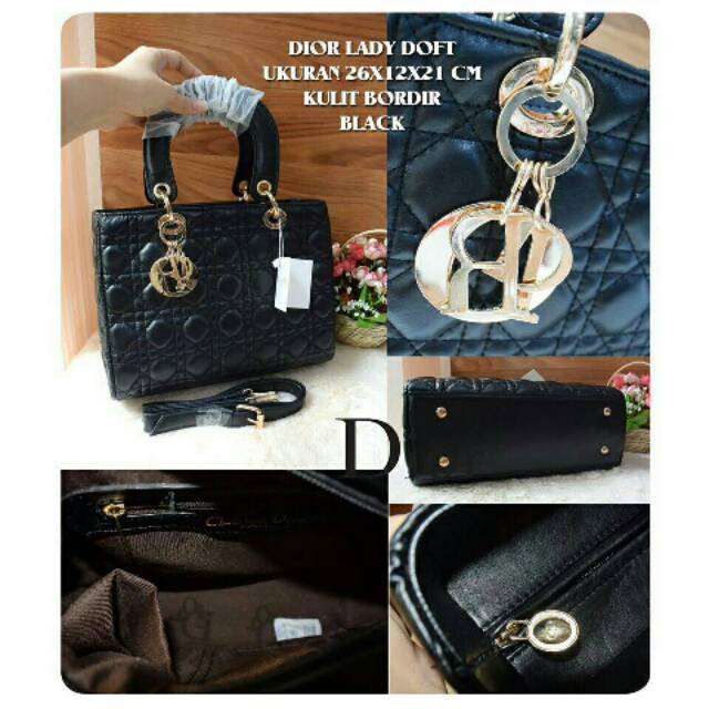 Tas Import Branded DIOR LADY DOFT Super / Tas Fashion Batam / Tas Selempang