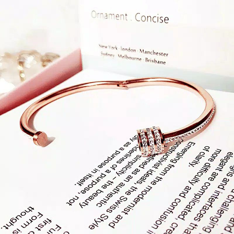 GG Gelang Bangle Ring Putar Titanium # GB-106