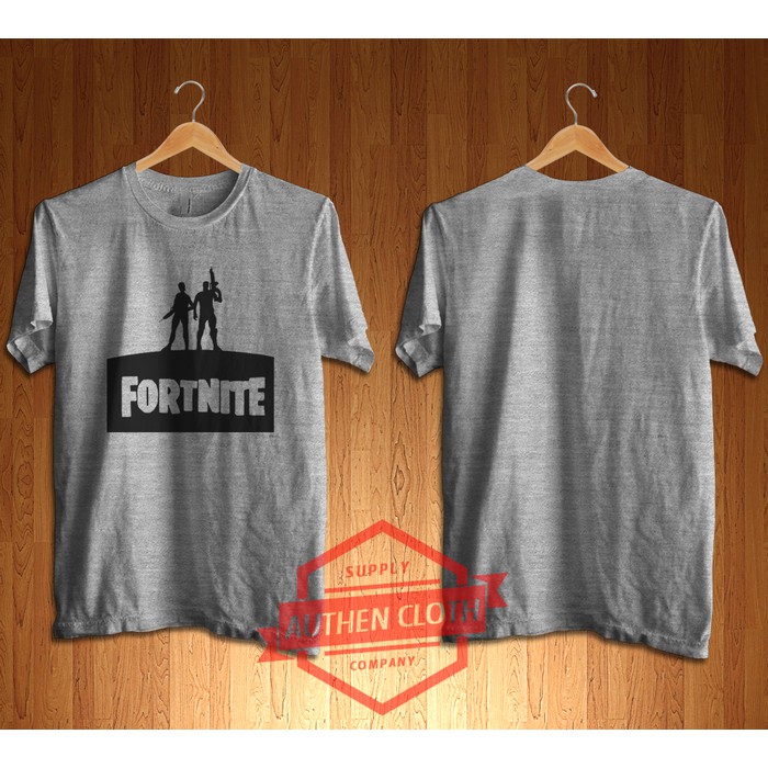 Kaos Baju Combed 30S Distro FORTNiTE 2 ORANG