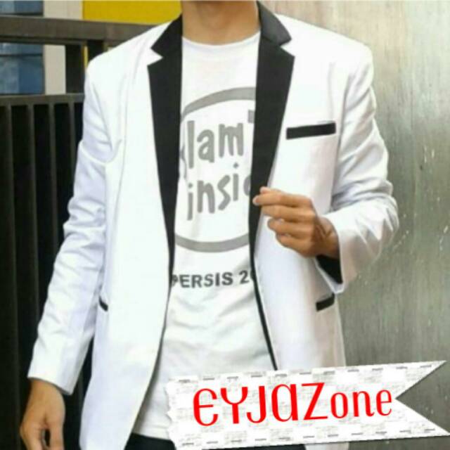 Jas putih blazer putih blazer white eyjaz