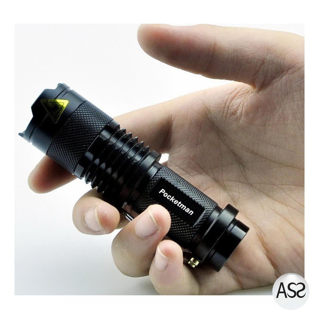 ASS Shop - TaffLED Senter LED 2000 Lumens Waterproof Pocketman P1