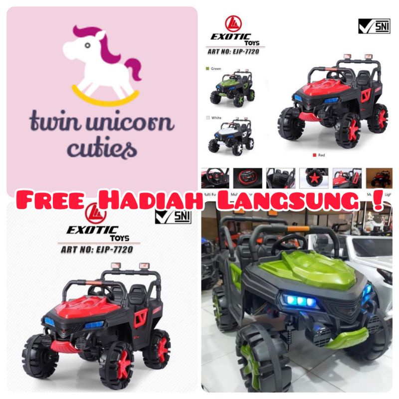 Mobil Aki Exotic EJP 7720 Remote Lampu Musik