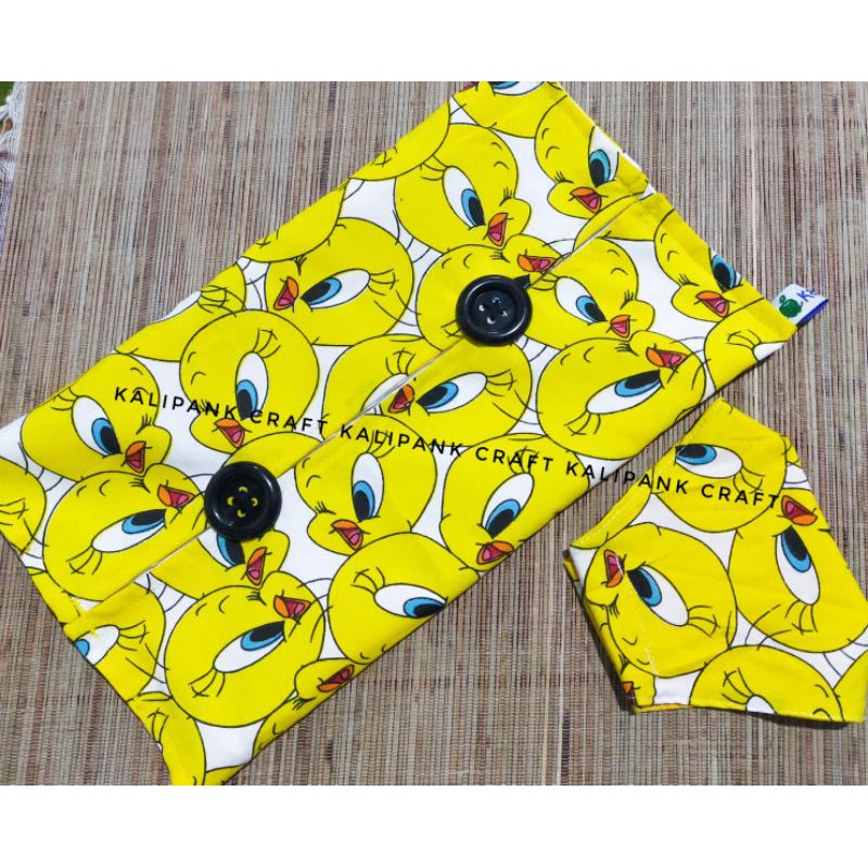 paket tweety twetty dan masker kain 2ply ato 3ply